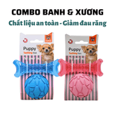 Đồ Chơi Cho Chó Set Xương & Banh Cao Su FOFOS - Paddy Pet Shop